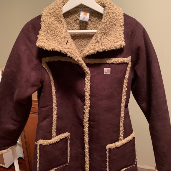 Women’s Carhartt Suede Coat - Picture 7 of 11